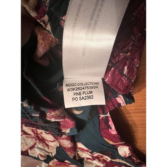 NEW Band Of The Free Women's Blouse Size XS Boho Peasant Smocked Cottagecore - Picture 13 of 13